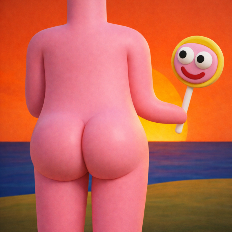 Peach on a Beach by Pascal Wild